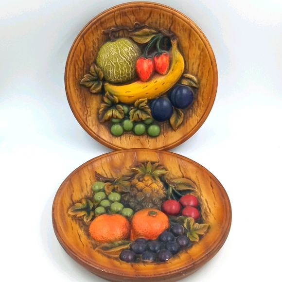 Vintage Other - VTG Fruit Wall Hangings